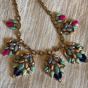 Jcrew multicolor statement necklace